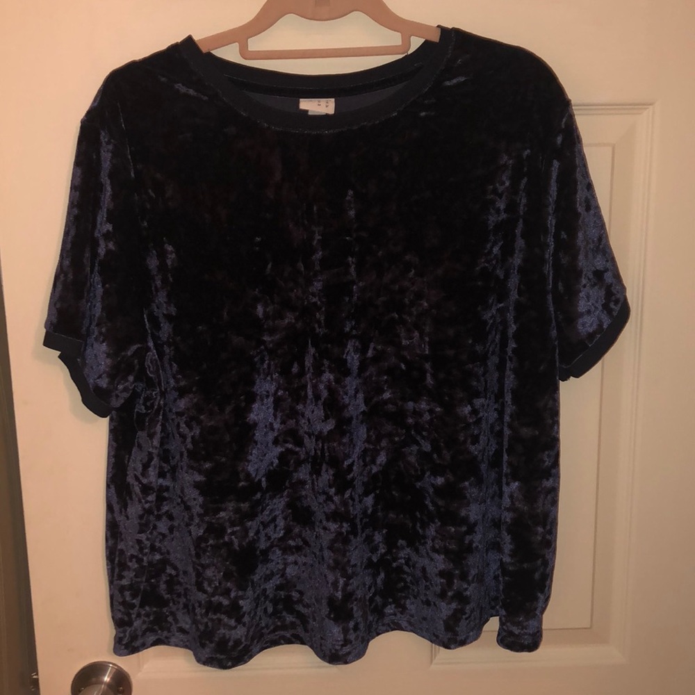 A New Day Velvet T Shirt